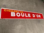 emaille bord cigarette boule d'or, Collections, Marques & Objets publicitaires, Enlèvement ou Envoi, Utilisé, Panneau publicitaire