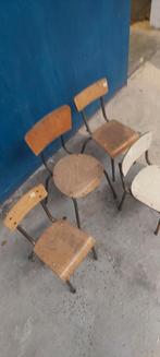 Kinderstoelen uit school, Antiek en Kunst, Ophalen
