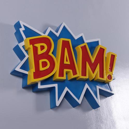 Pubsign Boom - Bam - Wow - Décoration murale - Panneau publi, Maison & Meubles, Accessoires pour la Maison | Décorations murale