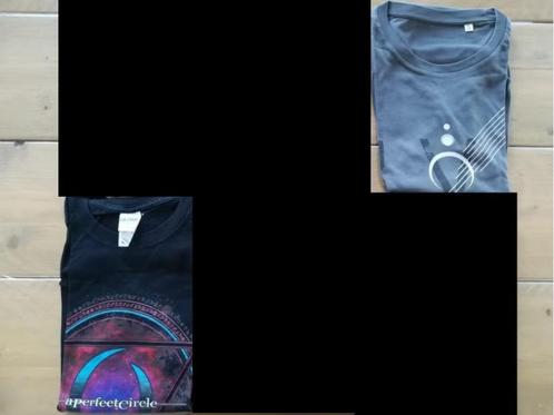 2 bandshirts, samen voor 5 euro, Vêtements | Hommes, T-shirts, Comme neuf, Taille 48/50 (M), Noir, Enlèvement ou Envoi