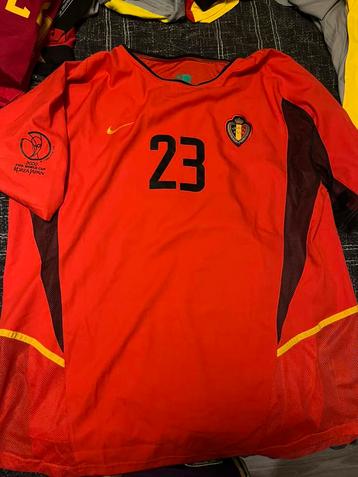 Maillot porté diables rouges nike CM Coree, Enlèvement ou Envoi, Maillot