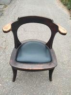Bijzondere Art Deco fauteuil stoel brocante, Antiek en Kunst, Ophalen