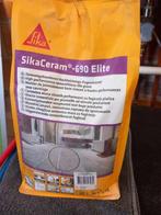 5 zakken voegsel SikaCeram-690 Elite Jasmijn, Doe-het-zelf en Bouw, Plinten en Afwerking, Ophalen, Nieuw, Overige materialen, Overige typen