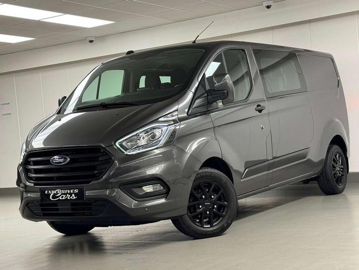Ford Transit Custom 2.0TDCI 130CV DOUBLE CABINE LONG CHASSIS, Auto's, Bestelwagens en Lichte vracht, Bedrijf, Te koop, ABS, Achteruitrijcamera