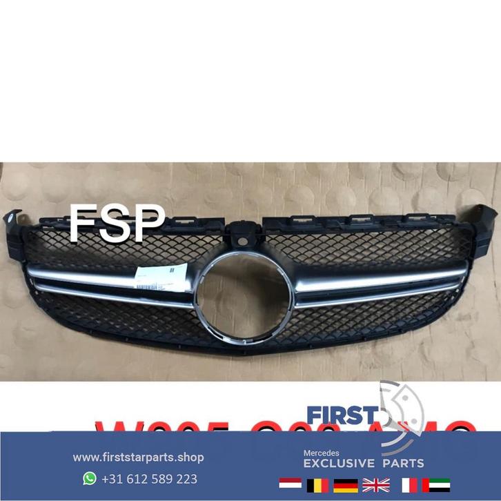 W205 C Klasse 63 AMG gril Origineel Mercedes C63 grille A205, Auto-onderdelen, Overige Auto-onderdelen, Mercedes-Benz, Gebruikt