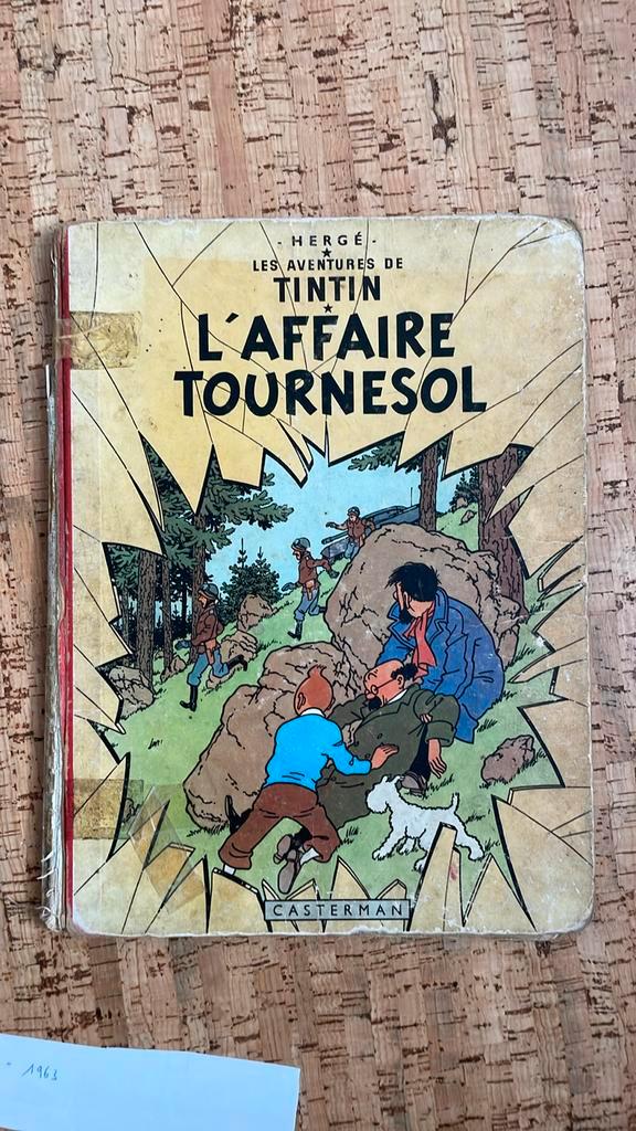 Tintin - L’affaire Tournesol - B33 - 1963, Boeken, Stripverhalen, Ophalen of Verzenden