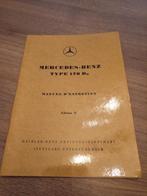 Manuel d'entretien Mercedes ancien, Enlèvement ou Envoi