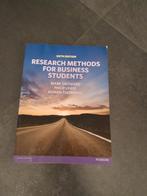 Sanders, Research methods for business students, Pearson, Gelezen, Ophalen