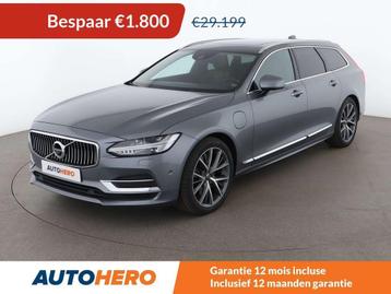 Volvo V90 2.0 T8 Plug-in Hybrid Inscription AWD (bj 2019) beschikbaar voor biedingen