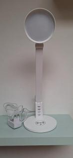 EGLO Banderalo Tafellamp - LED - Qi lader - 40,5 cm - Wit -, Minder dan 50 cm, Kunststof, Gebruikt, Ophalen of Verzenden