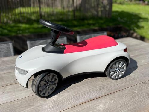 BMW Racer III loopwagen Wit-Roze, Kinderen en Baby's, Speelgoed | Buiten | Voertuigen en Loopfietsen, Zo goed als nieuw, Loopvoertuig