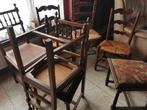 chaises en chêne, Antiquités & Art, Enlèvement ou Envoi