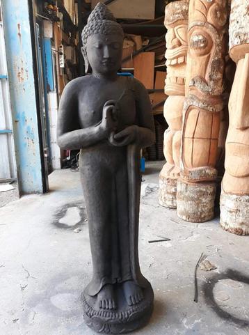 statue bouddha 110 cm en pierre reconstituée  beschikbaar voor biedingen