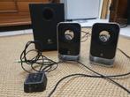 Logitech 2.1 surround speaker set met subwoofer, Enlèvement ou Envoi, Utilisé, Canal audio 2.1, Logitech
