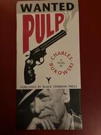 flyer poster charles BUKOWSKI pulp - black sparrow press, Folder, Gelezen, Ophalen of Verzenden