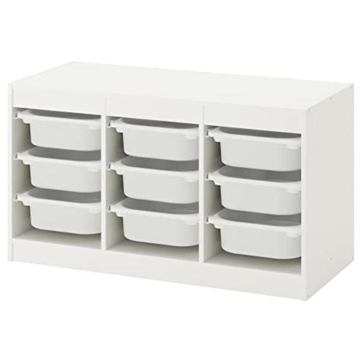 ikea trofast kast en bakken, Kinderen en Baby's, Kinderkamer | Commodes en Kasten, Gebruikt, Kast, 90 tot 105 cm, Minder dan 75 cm