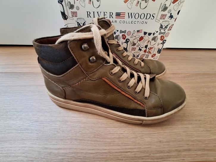 Lederen bottines River Woods maat 38, Kinderen en Baby's, Kinderkleding | Schoenen en Sokken, Zo goed als nieuw, Ophalen of Verzenden