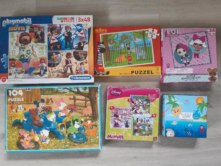 Kinderpuzzels, Kinderen en Baby's, Speelgoed | Kinderpuzzels, Zo goed als nieuw, 4 tot 6 jaar, Ophalen of Verzenden