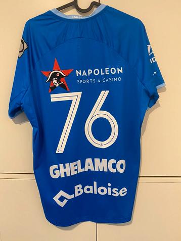 Match issued shirt #76 Timothy Derijck KAA Gent JPL