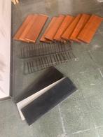 Retro 50s boekenrekken Tomado stijl, Ophalen of Verzenden