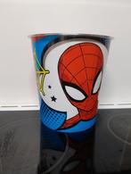 Corbeille à papier motif spiderman en plastique. Enfant., Enlèvement