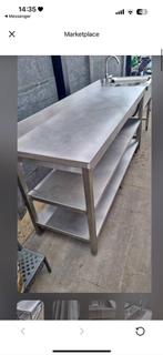 Horeca werktafel, Zakelijke goederen, Horeca | Keukenapparatuur, Ophalen, Inox Meubilair