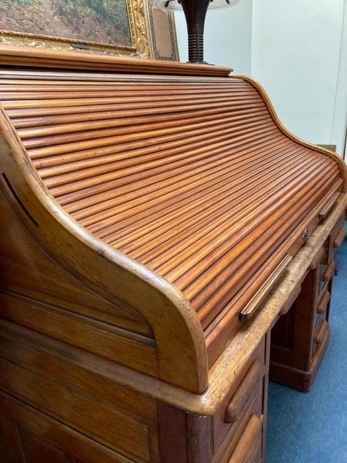 Prachtige authentieke eiken Secretaire, Huis en Inrichting, Kasten | Secretaires, Gebruikt, Ophalen