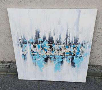 Abstract expressionistisch schilderij  beschikbaar voor biedingen