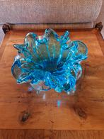 blauwe Murano glazen kom, Antiek en Kunst, Ophalen of Verzenden
