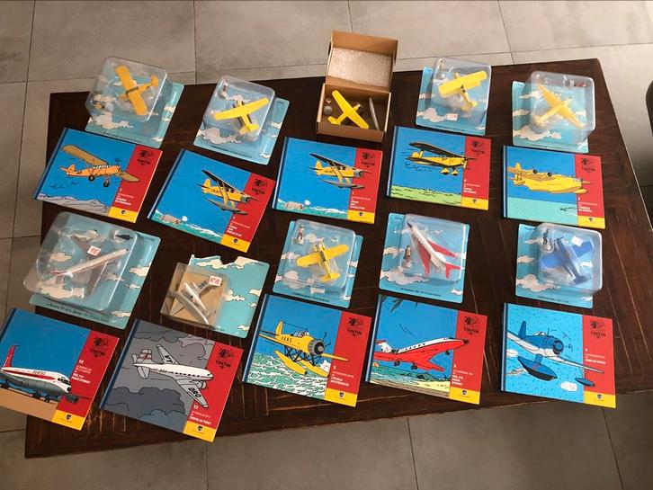 collection avions Tintin moulinsart, Verzamelen, Stripfiguren, Zo goed als nieuw, Kuifje, Ophalen