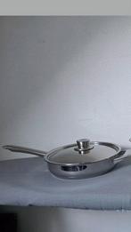 Kookpan 24 cm SİMTRONİC, Maison & Meubles, Cuisine | Casseroles & Poêles, Neuf, Inox, Enlèvement, Plaque céramique