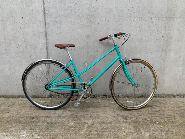 BLB Cleo single speed vrouwenfiets Emerald, Fietsen en Brommers, Fietsen | Dames | Damesfietsen, Gebruikt, Overige merken, Ophalen