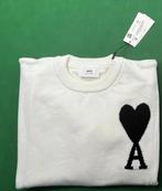 Pull Ami Paris blanc coeur noir Taille S, Neuf, Ami Paris, Blanc, Taille 46 (S) ou plus petite