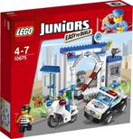 Lego Juniors Politie de Grote Ontsnapping + Helikopter, Complete set, Ophalen of Verzenden, Lego, Zo goed als nieuw