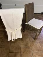 Rieten stoelen 6 stuks, Huis en Inrichting, Stoelen, Ophalen, Overige kleuren, Riet of Rotan, Vijf, Zes of meer stoelen
