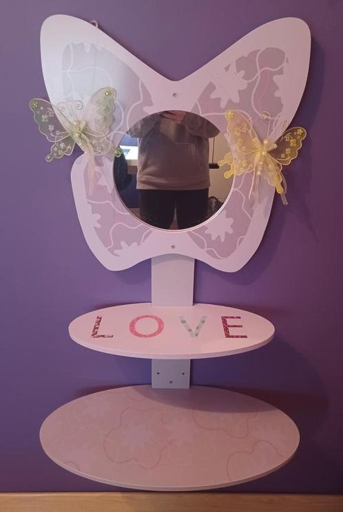 Vlinder wand tafel, Kinderen en Baby's, Kraamcadeaus en Geboorteborden, Zo goed als nieuw, Ophalen
