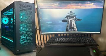 PC Gaming AMD 12Cœurs/32Go/GPU16Gb/ssd 960Go/wifi Bluetooth beschikbaar voor biedingen