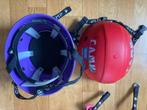 2 steenslaghelmen Camp Rock Star (rood en paars), Sport en Fitness, Ophalen, Zo goed als nieuw