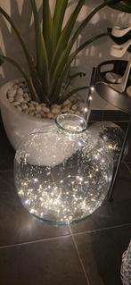 Transparante grote glazen vloervaas, H52cm B45cm, Huis en Inrichting, Woonaccessoires | Vazen, Ophalen, Zo goed als nieuw
