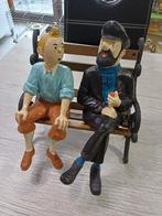 Tintin et Haddock assis sur le banc, Enlèvement ou Envoi, Tintin, Statue ou Figurine