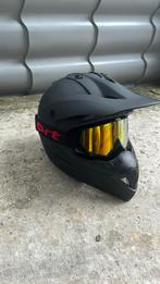 Casque cross à vendre avec lunettes, Motos