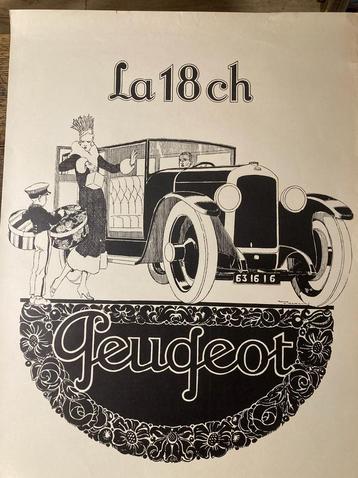 Oude automobielaffiches/posters
