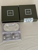 Christofle Sterling Silver zout en peper shaker + schaaltje, Enlèvement, Argent