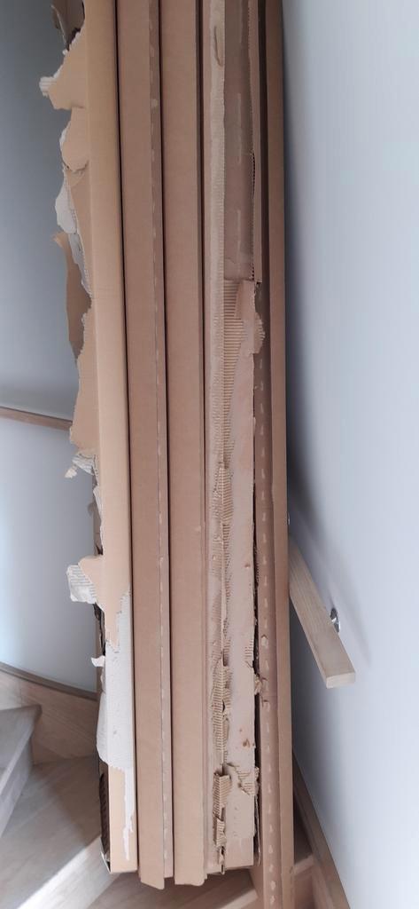 gratis grote karton + dozen +/- 2m x 60cm, Hobby en Vrije tijd, Knutselen, Zo goed als nieuw, Ophalen