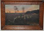 Jules De Cort Schilderij olie op paneel, Antiek en Kunst, Ophalen of Verzenden
