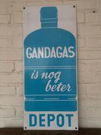 GANDAGAS...reclamebord.. by Otten Plastic Brux.!!, Ophalen of Verzenden, Zo goed als nieuw, Reclamebord