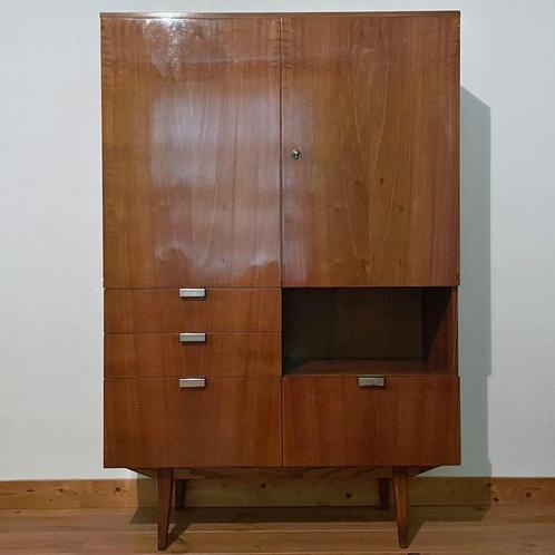 armoire vintage, années 1960, milieu de lit, Maison & Meubles, Armoires | Buffets, Comme neuf, 150 à 200 cm, 50 à 100 cm, 25 à 50 cm