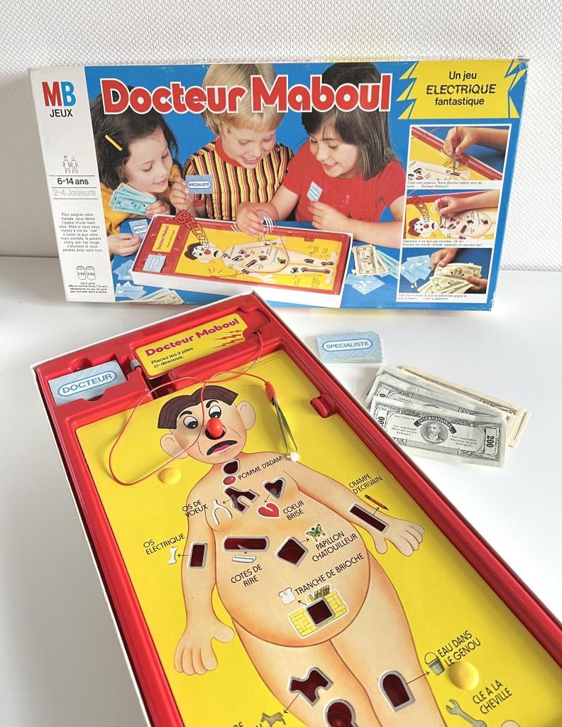 Jeu Docteur Maboul MB De 1978 – Vintage, Complet Et Fonctionnel – Livraison Offerte