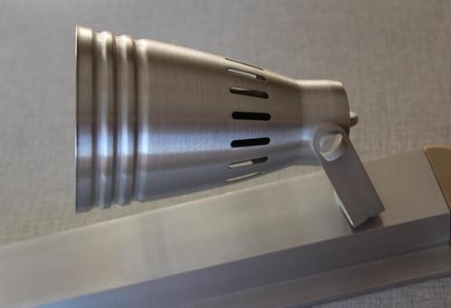 Rail plafond en alu 3 spots IKEA Kramare, Huis en Inrichting, Lampen | Wandlampen, Gebruikt, Overige materialen, Ophalen of Verzenden