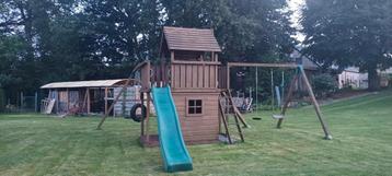 Goed onderhouden SPEELHUISJE!, Kinderen en Baby's, Speelgoed | Buiten | Speeltoestellen, Ophalen, Gebruikt, Glijbaan